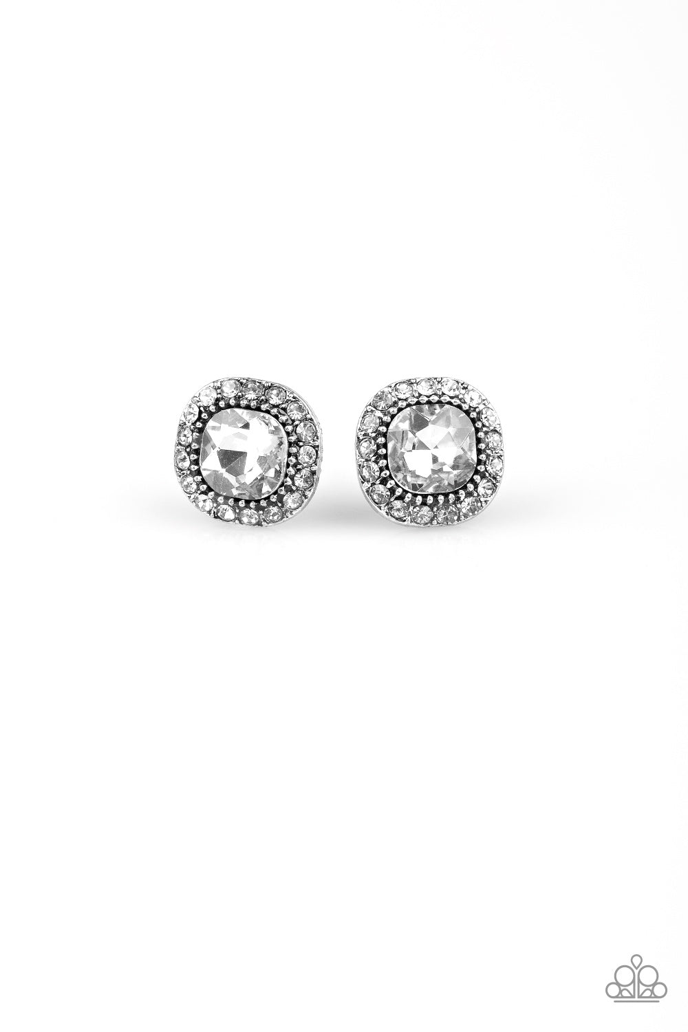 brought✽to✽you✽by✽blingflingbykat✽latest-luxury-white-post earrings✽paparazzi-accessories