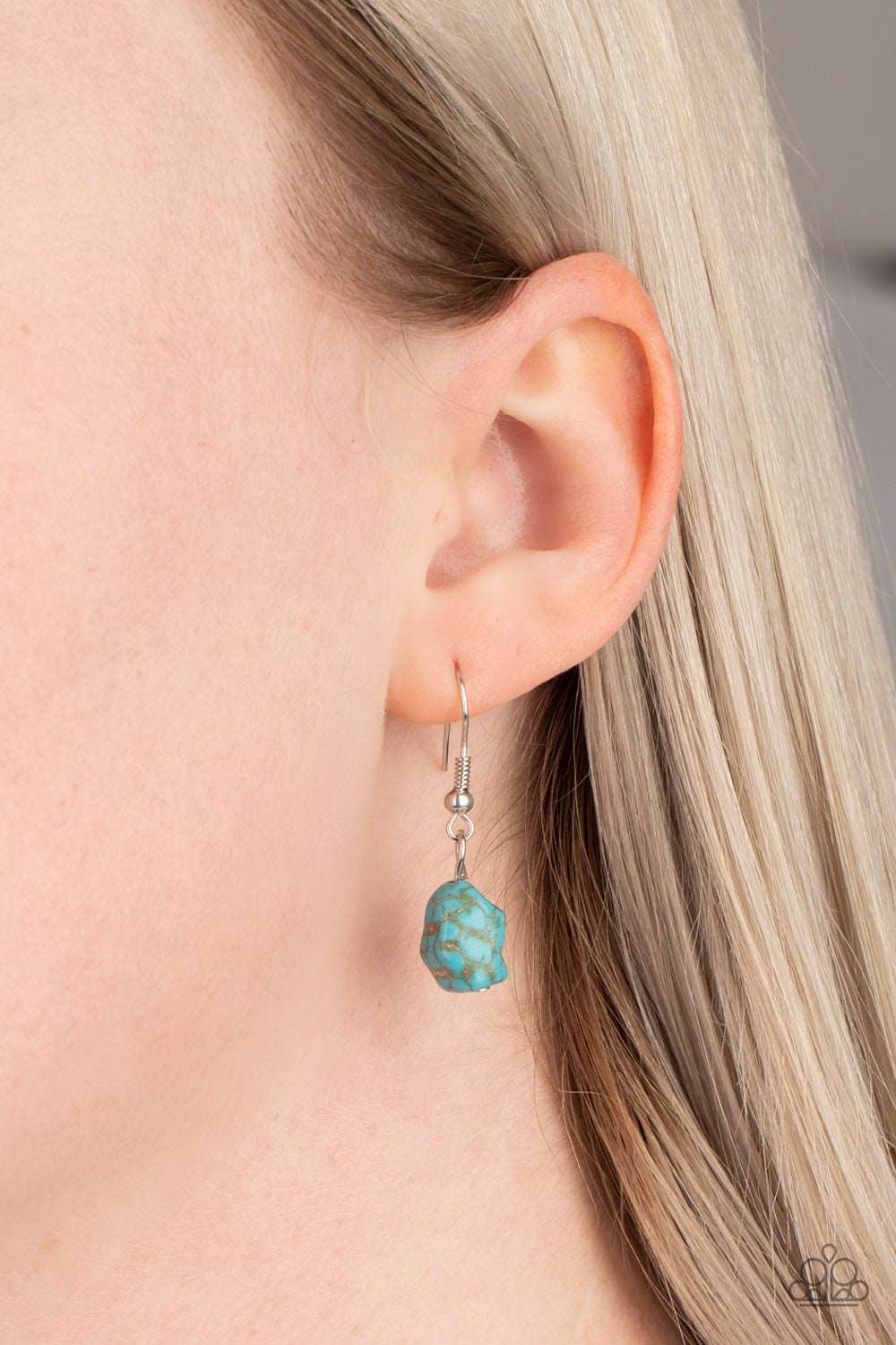 Paparazzi Accessories ✽ Both Feet On The Ground - Blue Lanyard✽Flat Rate Ship $4.50✽