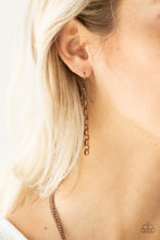 Load image into Gallery viewer, Paparazzi Accessories ✽ Mechanical Mayhem - Copper Lanyard✽Flat Rate Ship $4.50✽

