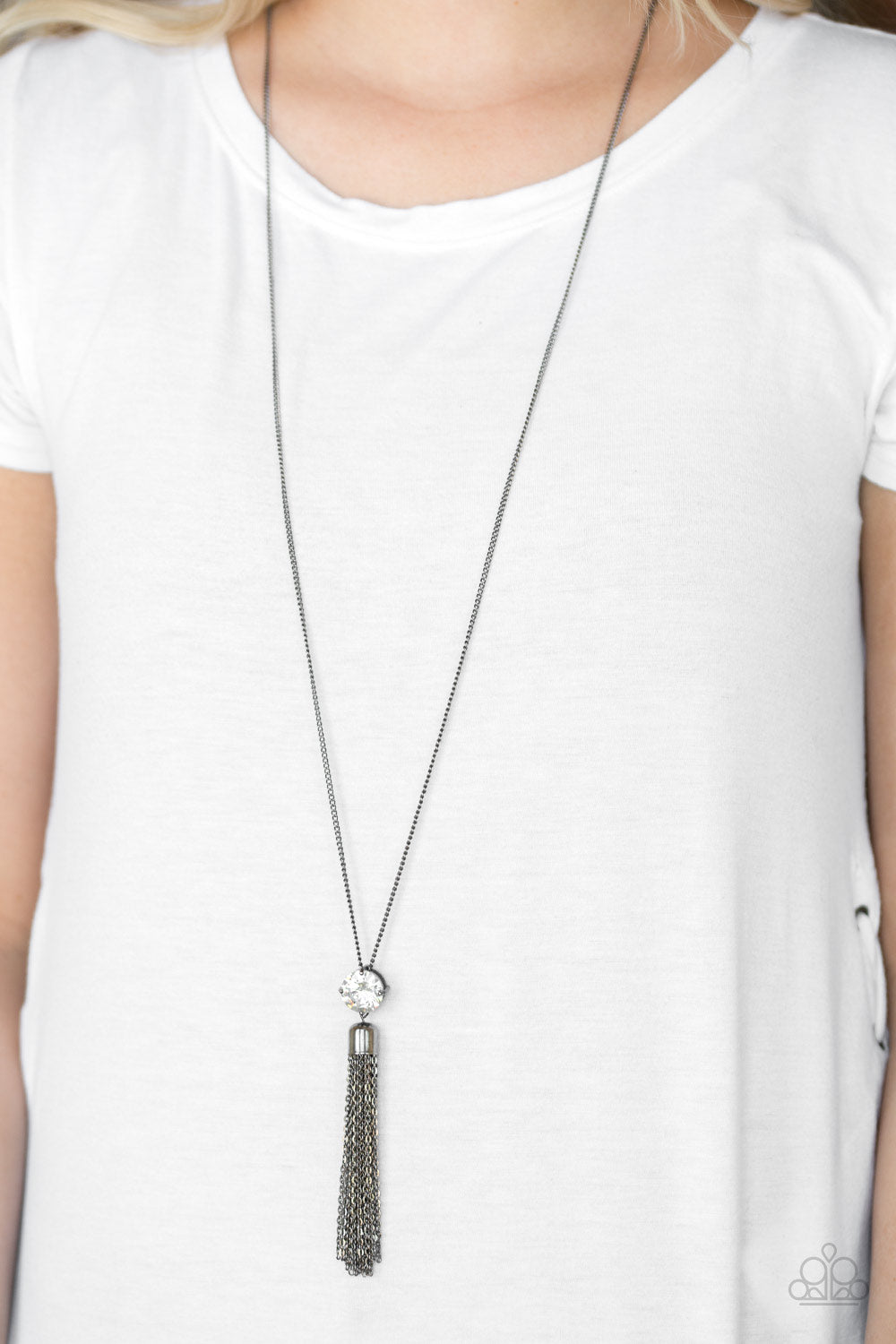 Paparazzi Accessories ✽ Five-Alarm FIREWORK - Black Necklace✽Flat Rate Ship $4.50✽