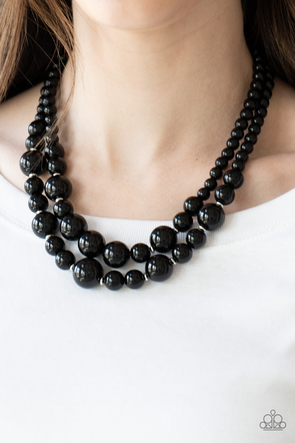 Paparazzi Accessories ❋The More The Modest - Black Necklace❋ Flat Rate Ship $4.50❋