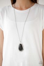 Load image into Gallery viewer, Paparazzi Accessories ✽ BADLAND to The Bone - Black Necklace✽Flat Rate Ship $4.50✽

