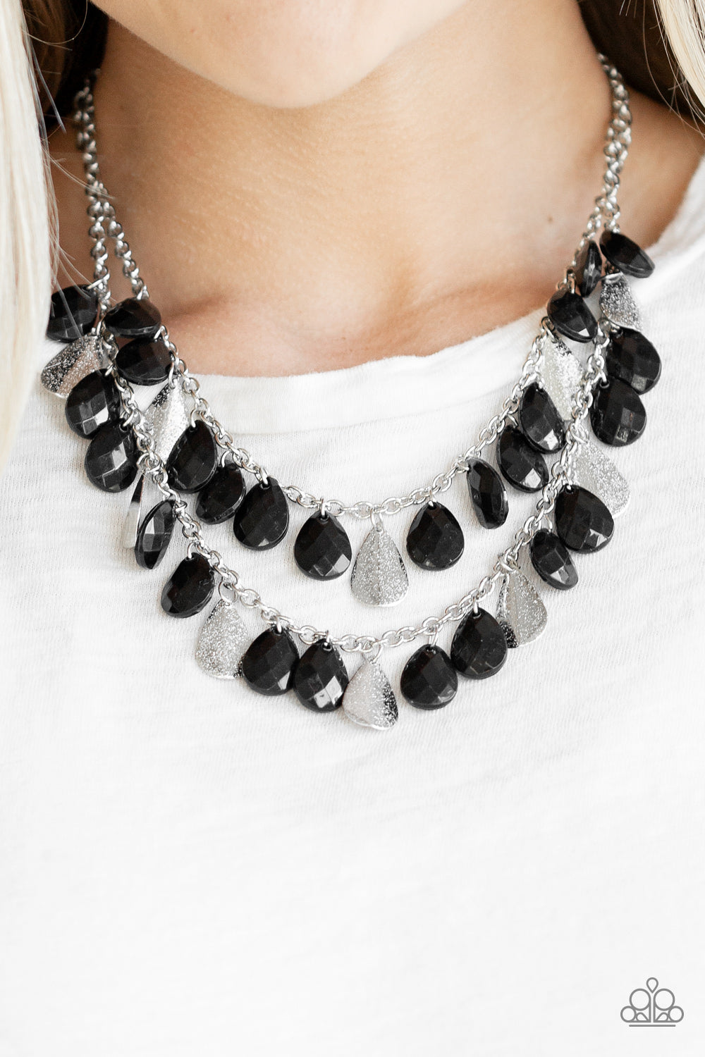 Paparazzi Accessories ✽ Life of the FIESTA - Black Necklace✽Flat Rate Ship $4.50✽