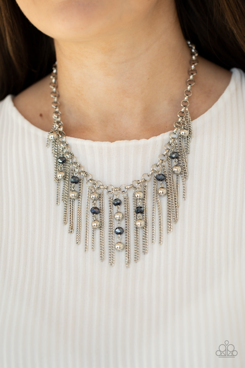 Paparazzi Accessories ✽ Ever Rebellious - Blue Necklace✽Flat Rate Ship $4.50✽