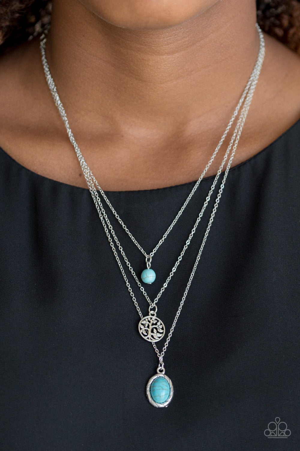 Paparazzi Accessories ✽ Southern Roots - Blue Necklace✽Flat Rate Ship $4.50✽