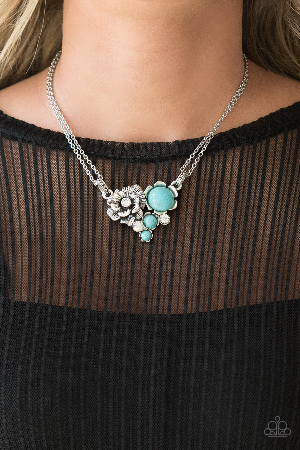 Paparazzi Accessories ✽ Desert Harvest - Blue Necklace✽Flat Rate Ship $4.50✽
