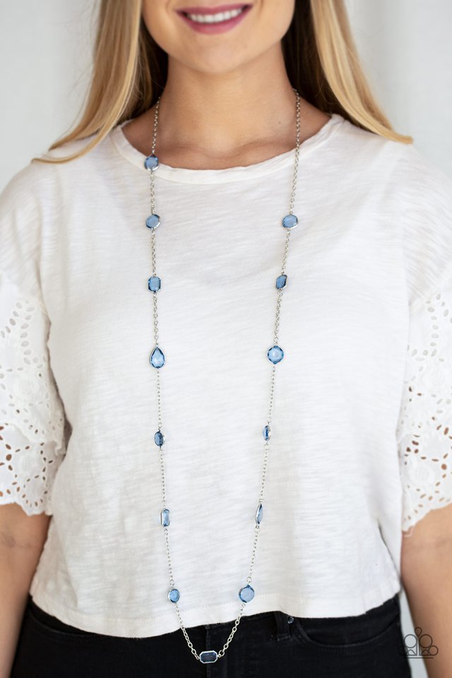 Paparazzi Accessories ❋Glassy Glamorous - Blue Necklace❋ Flat Rate Ship $4.50❋