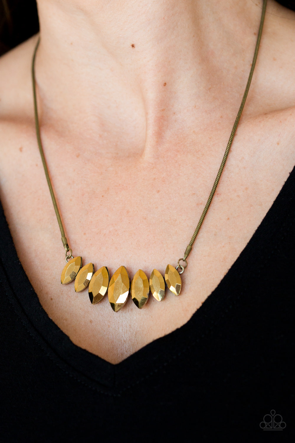 Paparazzi Accessories ✽Leading Lady - Brass Necklace✽Flat Rate Ship $4.50✽