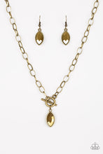 Load image into Gallery viewer, brought✽to✽you✽by✽blingflingbykat✽club-sparkle-brass-necklace✽paparazzi-accessories
