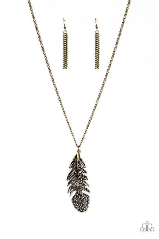 brought✽to✽you✽by✽blingflingbykat✽free-bird-brass-necklace✽paparazzi-accessories