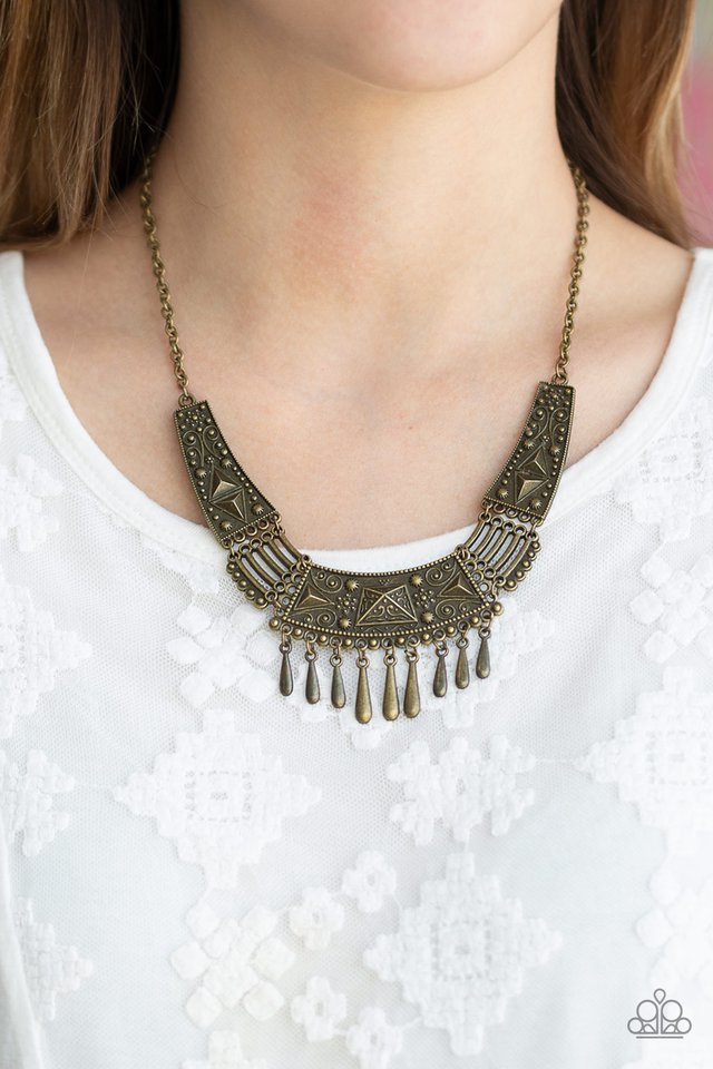 Paparazzi Accessories ❋STEER It Up - Brass Necklace❋ Flat Rate Ship $4.50❋