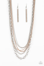 Load image into Gallery viewer, brought✽to✽you✽by✽blingflingbykat✽intensely-industrial-brown-necklace✽paparazzi-accessories
