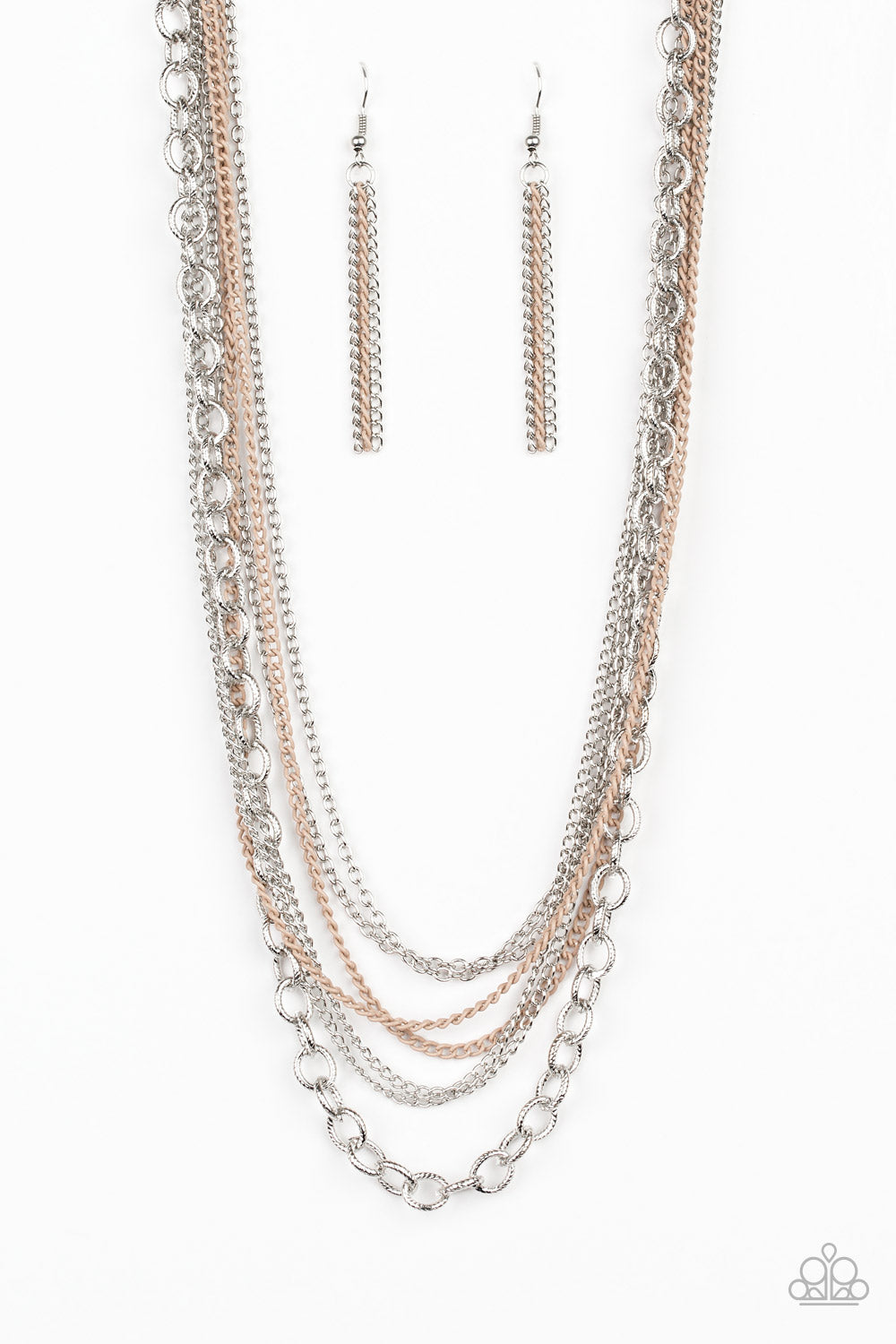 brought✽to✽you✽by✽blingflingbykat✽intensely-industrial-brown-necklace✽paparazzi-accessories