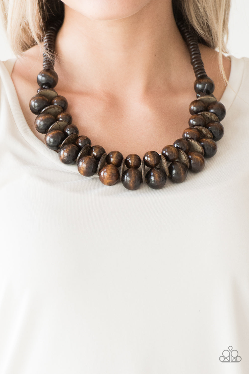 Paparazzi Accessories ✽ Caribbean Cover Girl - Brown Necklace✽Flat Rate Ship $4.50✽