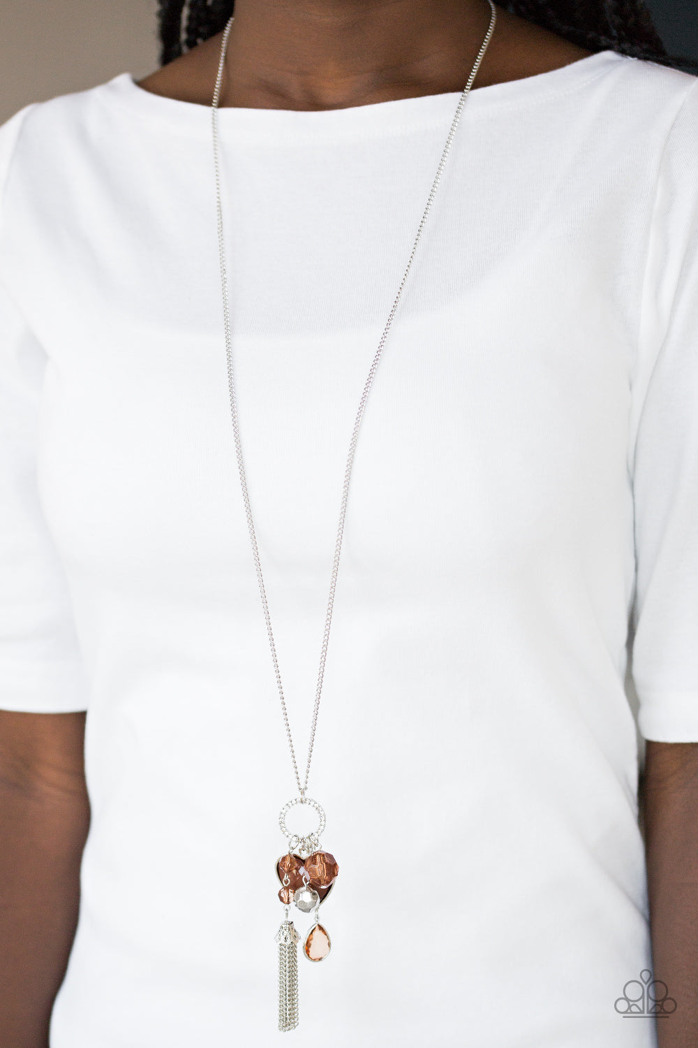 Paparazzi Accessories ✽ Haute Heartbreaker - Brown Necklace✽Flat Rate Ship $4.50✽