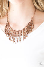 Load image into Gallery viewer, Paparazzi Accessories ❋Rebel Remix - Copper Necklace❋ Flat Rate Ship $4.50❋
