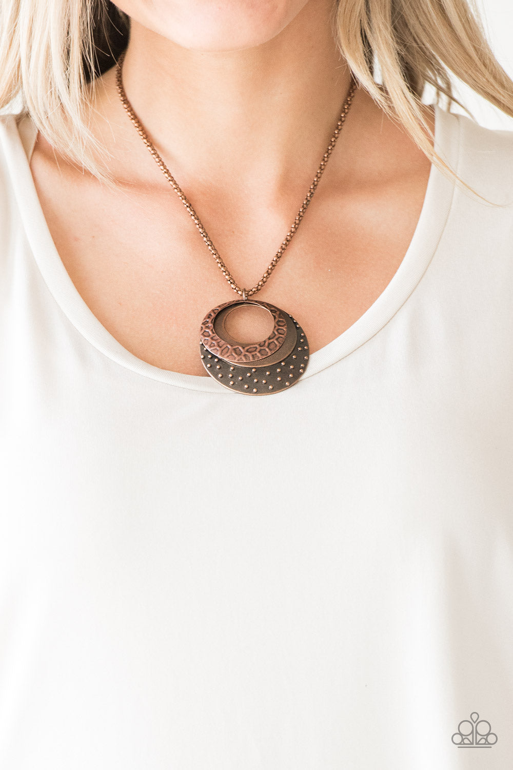 Paparazzi Accessories ❋Texture Trio - Copper Necklace❋ Flat Rate Ship $4.50❋