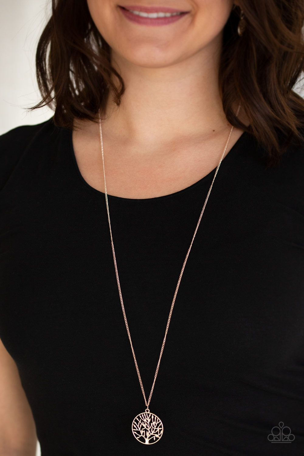 Paparazzi Accessories ✽ Save The Trees - Rose Gold Necklace✽Flat Rate Ship $4.50✽