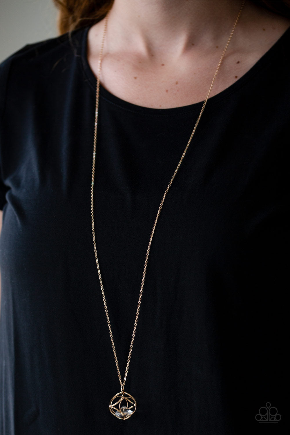 Paparazzi Accessories ✽ Pandoras Box - Gold Necklace✽Flat Rate Ship $4.50✽
