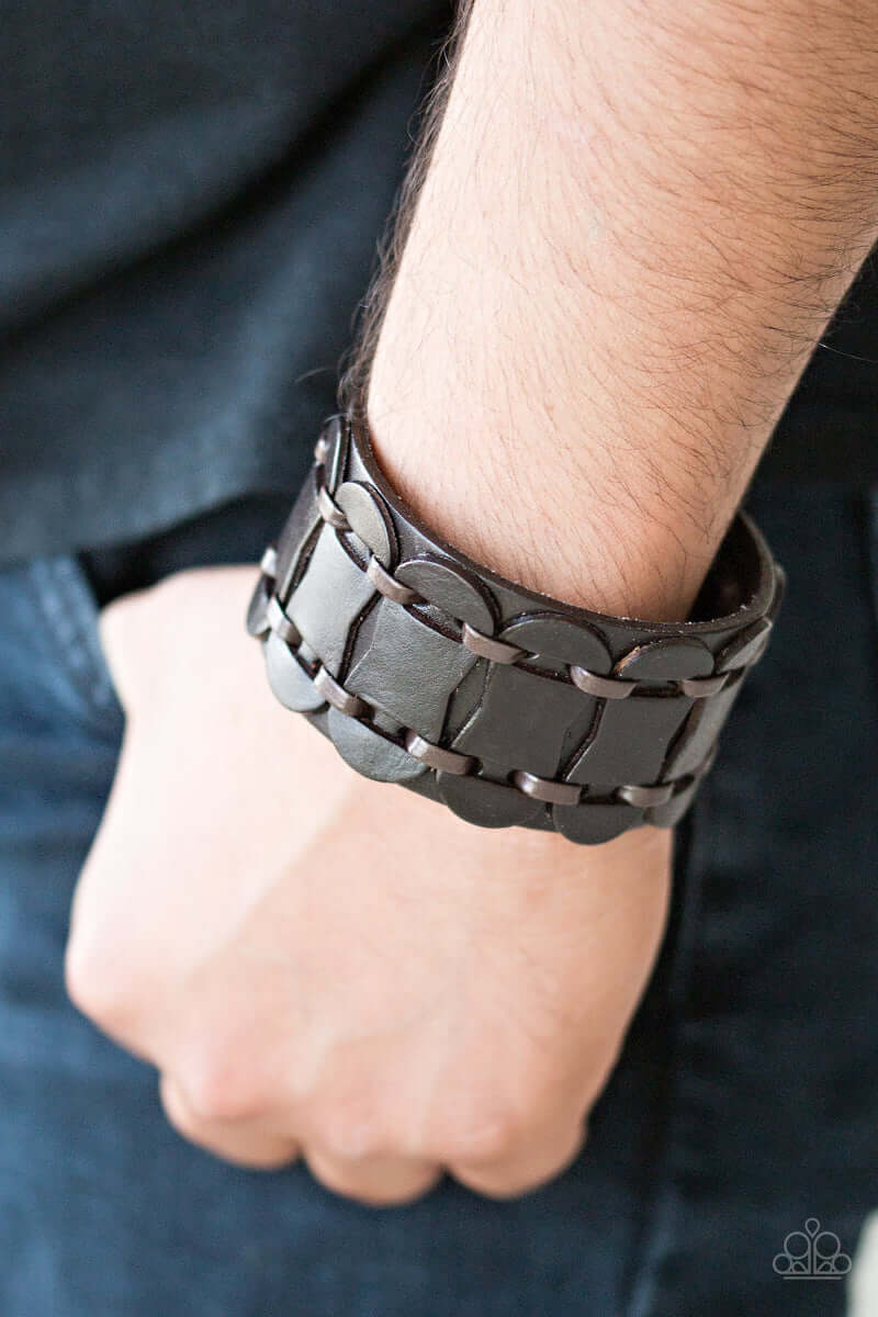 Paparazzi Accessories ❋Traffic Control - Brown Bracelet❋ Flat Rate Ship $4.50❋ - Image #2
