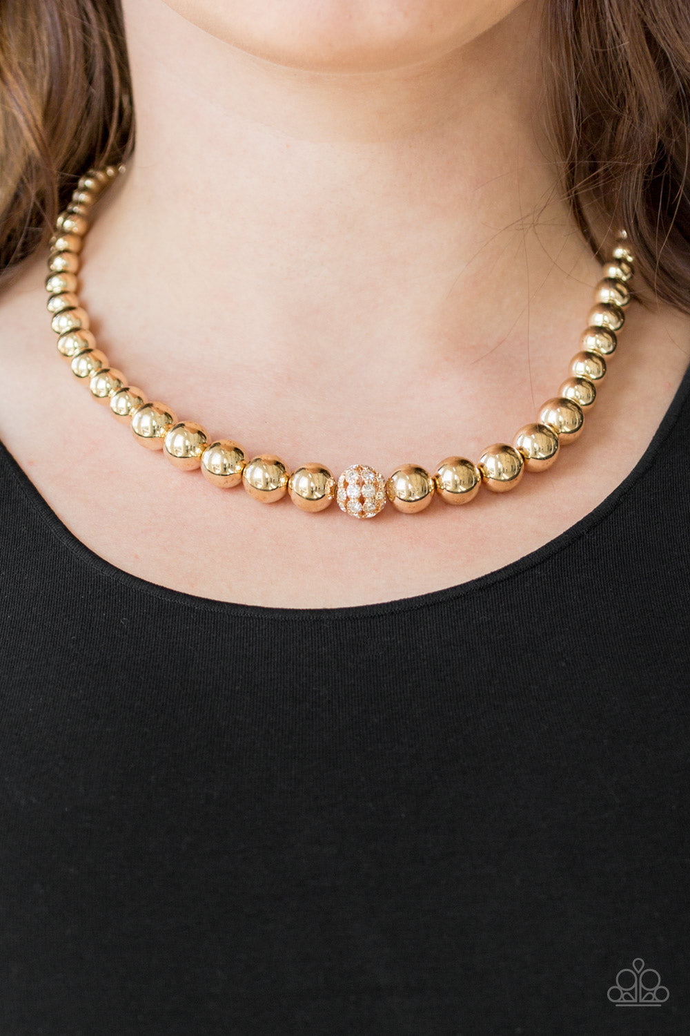 Paparazzi Accessories ✽ High-Stakes FAME - Gold Necklace✽Flat Rate Ship $4.50✽