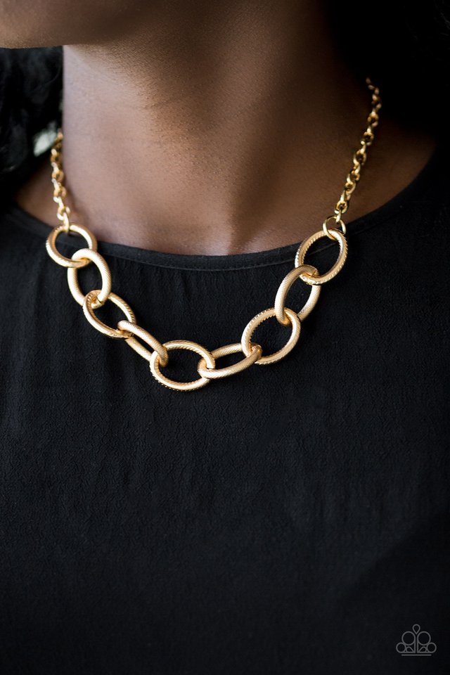 Paparazzi Accessories ❋Boldly Bronx - Gold Necklace❋ Flat Rate Ship $4.50❋