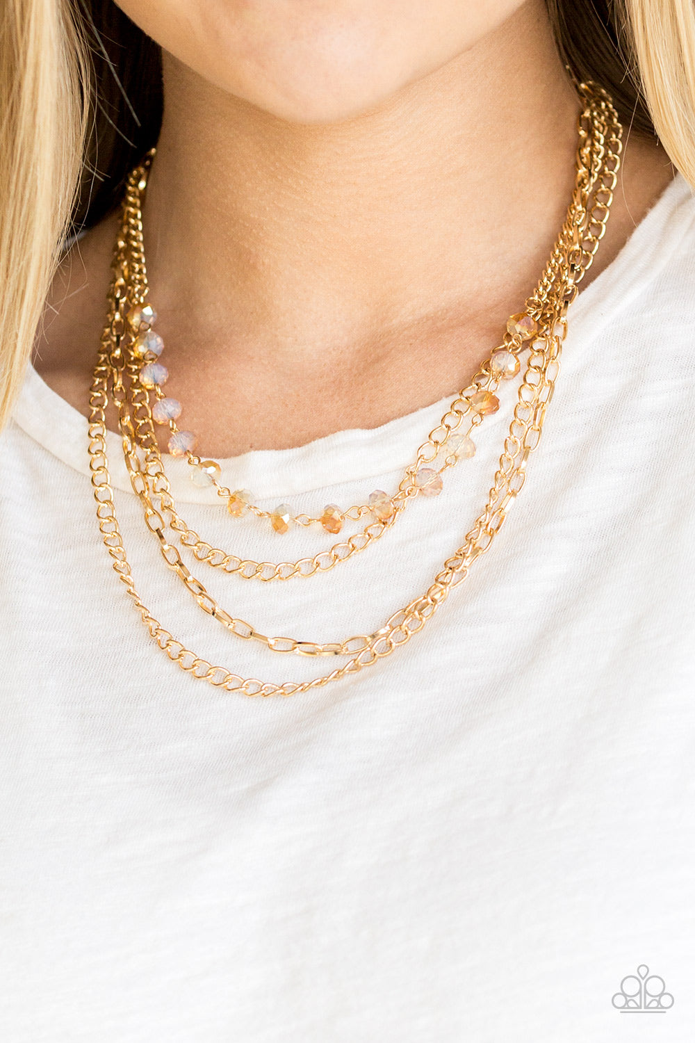 Paparazzi Accessories ✽ Extravagant Elegance - Gold Necklace✽Flat Rate Ship $4.50✽