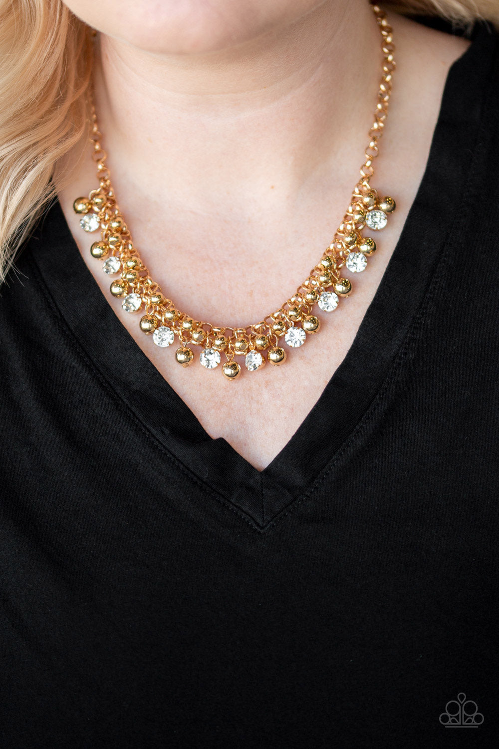 Paparazzi Accessories ✽ Wall Street Winner - Gold Necklace✽Flat Rate Ship $4.50✽