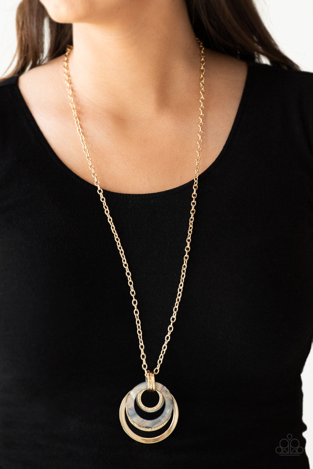 Paparazzi Accessories ✽ Coast Coasting - Gold Necklace✽Flat Rate Ship $4.50✽