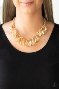 Paparazzi Accessories ✽ Fringe Fabulous - Gold Necklace✽Flat Rate Ship $4.50✽