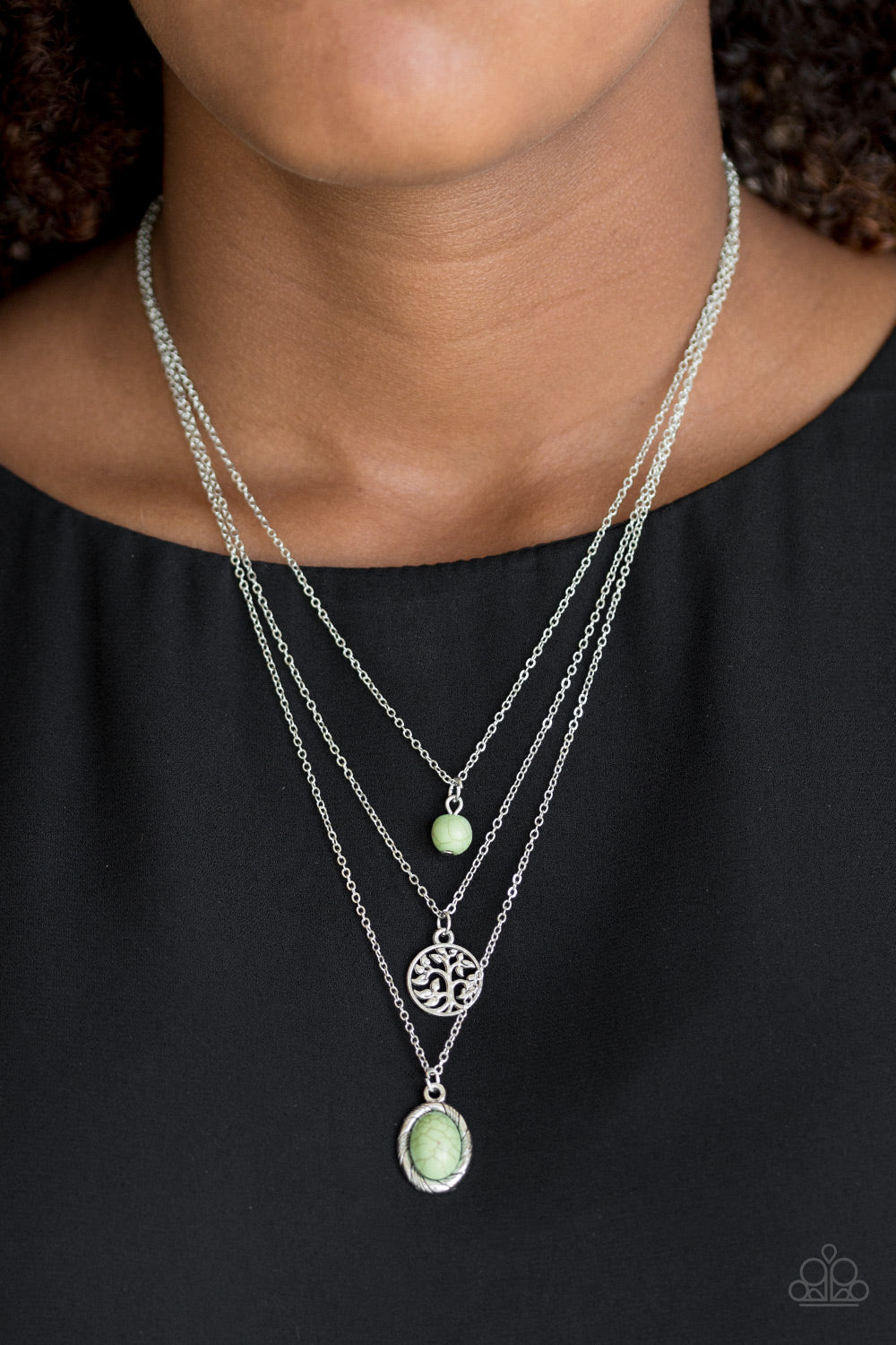 Paparazzi Accessories ✽ Southern Roots - Green Necklace✽Flat Rate Ship $4.50✽