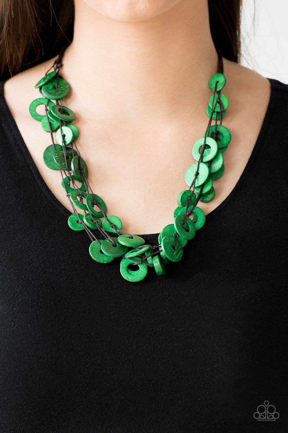 Paparazzi Accessories ✽ Wonderfully Walla Walla - Green Necklace✽Flat Rate Ship $4.50✽