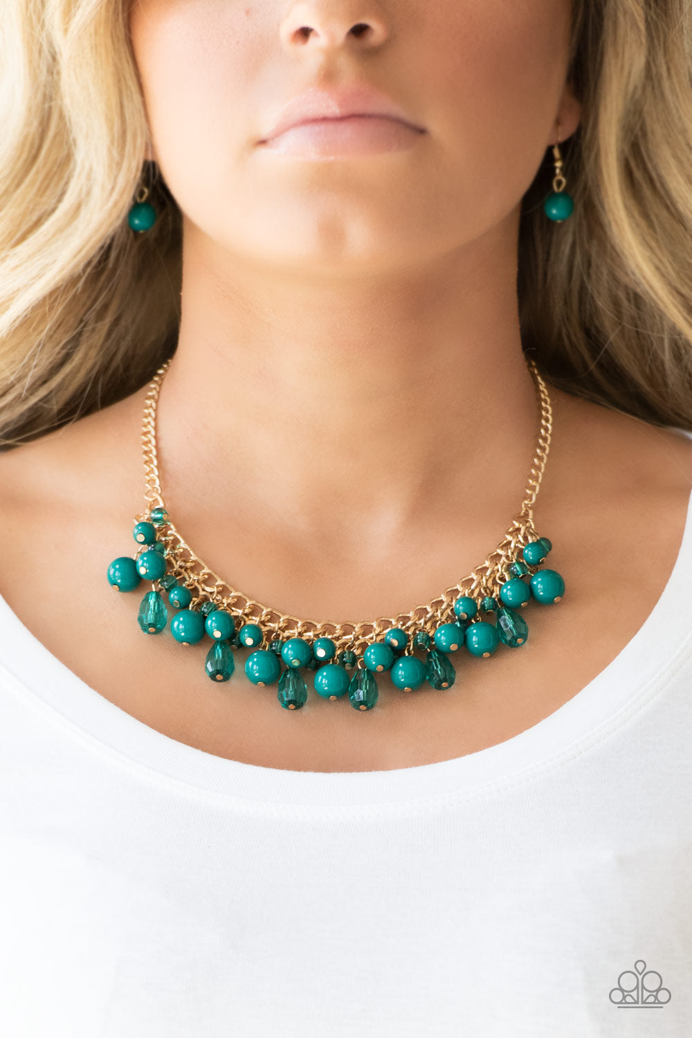 Paparazzi Accessories ✽ Tour de Trendsetter - Green Necklace✽Flat Rate Ship $4.50✽