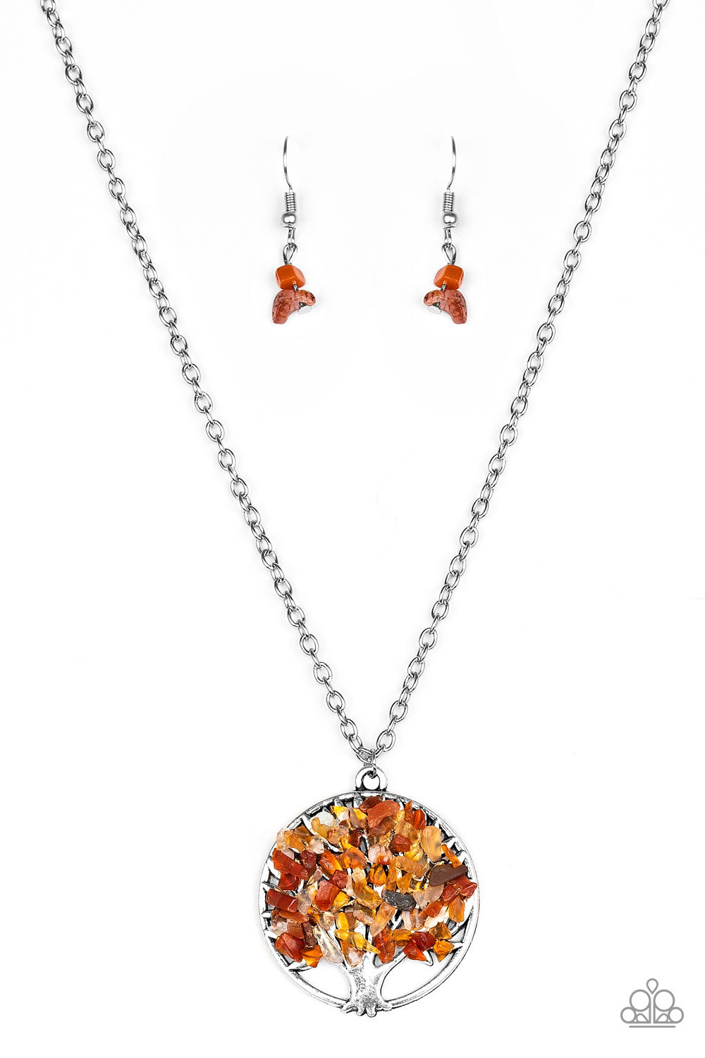brought✽to✽you✽by✽blingflingbykat✽naturally-nirvana-orange-necklace✽paparazzi-accessories