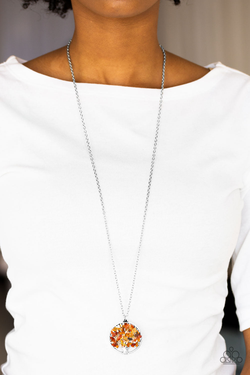 Paparazzi Accessories ✽ Naturally Nirvana - Orange Necklace✽Flat Rate Ship $4.50✽