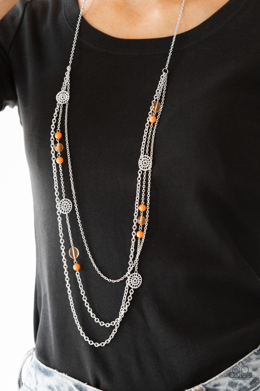 Paparazzi Accessories ✽ Pretty Pop-tastic! - Orange Necklace✽Flat Rate Ship $4.50✽