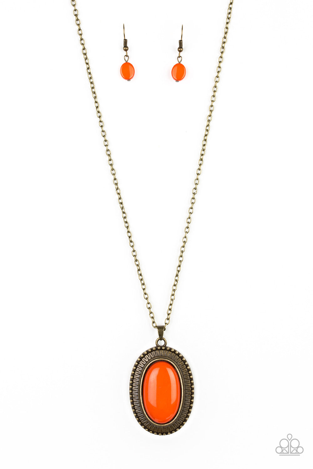 brought✽to✽you✽by✽blingflingbykat✽practical-prairie-orange-necklace✽paparazzi-accessories