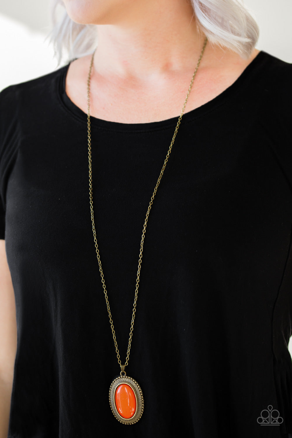 Paparazzi Accessories ✽ Practical Prairie - Orange Necklace✽Flat Rate Ship $4.50✽