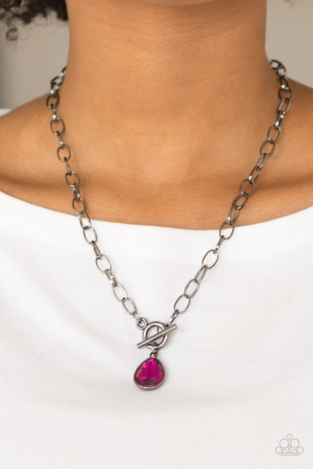 Paparazzi Accessories ✽ So Sorority - Pink Necklace✽Flat Rate Ship $4.50✽