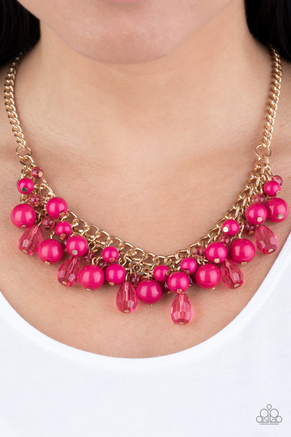 Paparazzi Accessories ✽ Tour de Trendsetter - Pink Necklace✽Flat Rate Ship $4.50✽