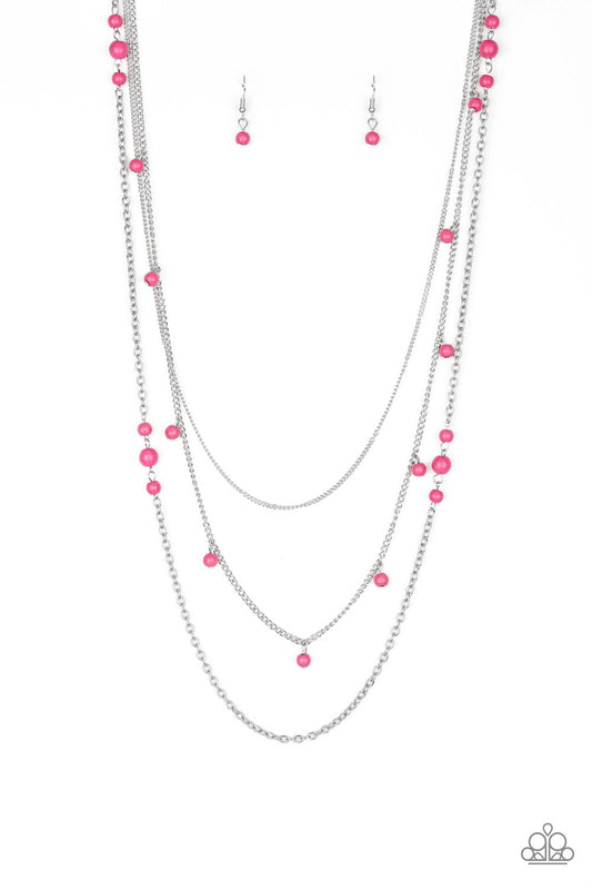 brought✽to✽you✽by✽blingflingbykat✽laying-the-groundwork-pink-necklace✽paparazzi-accessories