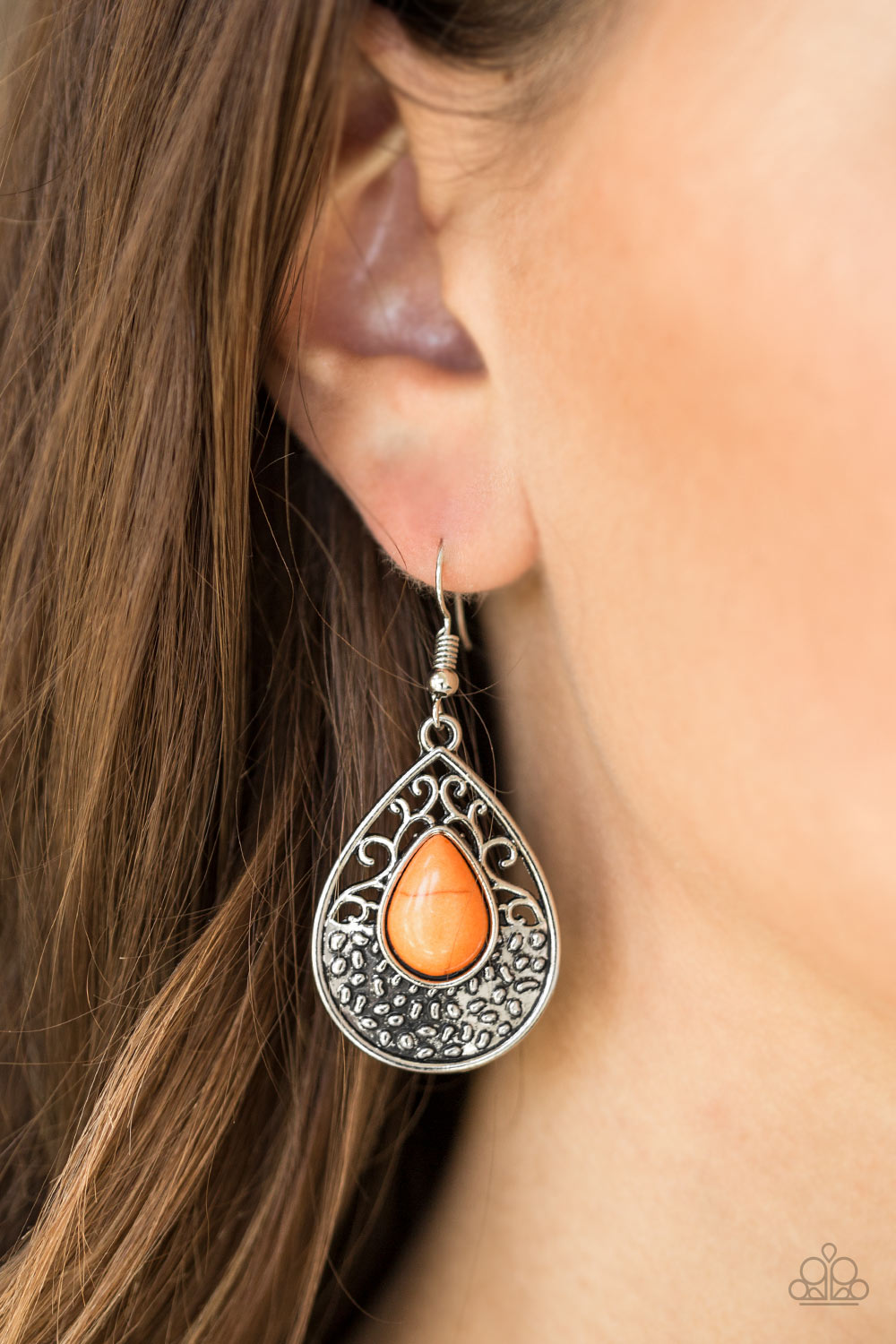 Paparazzi Accessories ✽ Tucson Tunes - Orange Earrings✽Flat Rate Ship $4.50✽