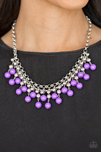 Paparazzi Accessories ✽ Friday Night Fringe - Purple Necklace✽Flat Rate Ship $4.50✽