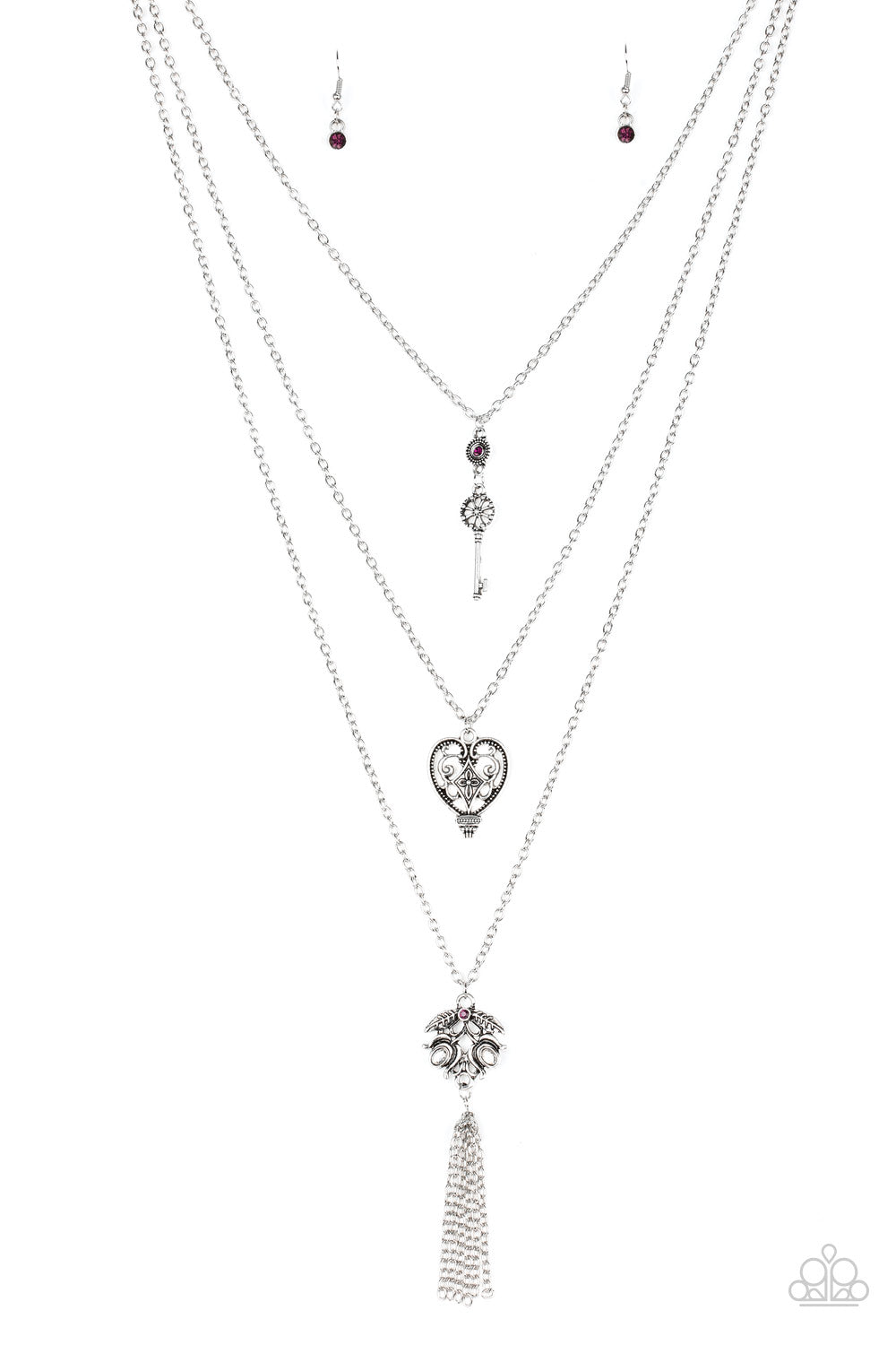 brought✽to✽you✽by✽blingflingbykat✽love-opens-all-doors-purple-necklace✽paparazzi-accessories