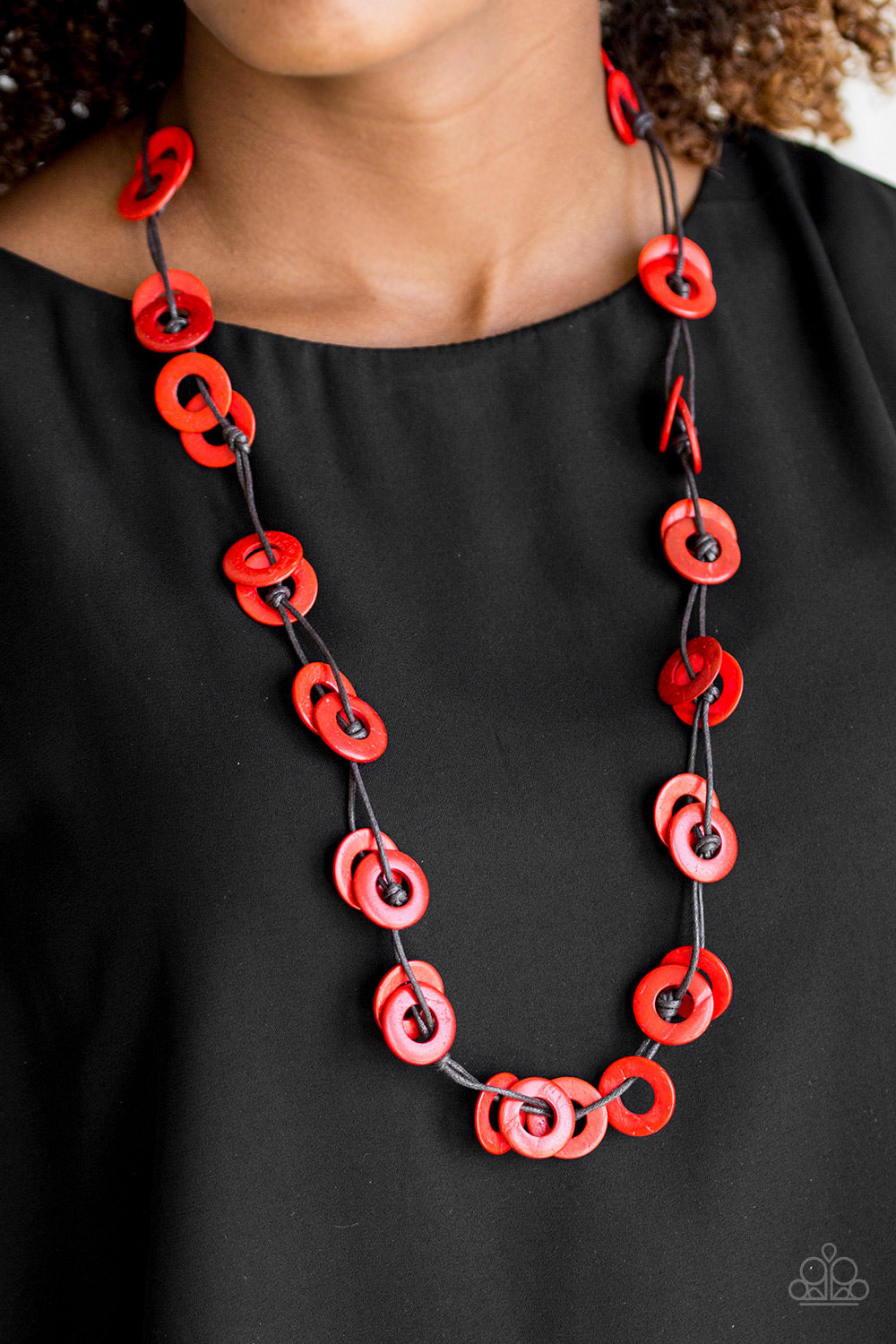 Paparazzi Accessories ✽ Waikiki Winds - Red Necklace✽Flat Rate Ship $4.50✽