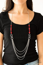 Load image into Gallery viewer, Paparazzi Accessories ❋Vividly Vivid - Red Necklace❋ Flat Rate Ship $4.50❋
