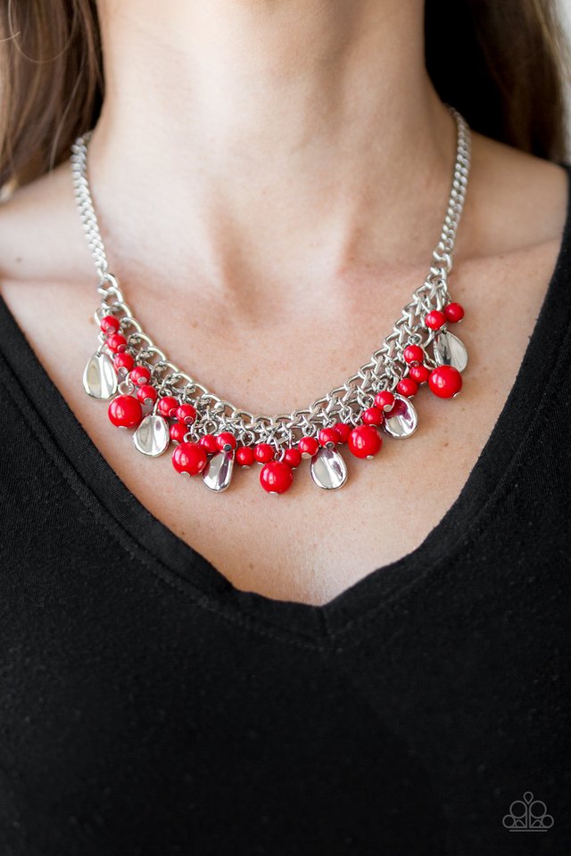Paparazzi Accessories ❋Summer Showdown - Red Necklace❋ Flat Rate Ship $4.50❋
