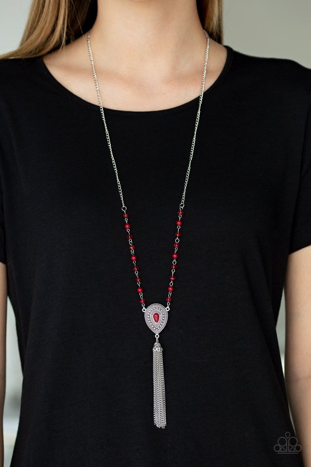 Paparazzi Accessories ❋Soul Quest - Red Necklace❋ Flat Rate Ship $4.50❋