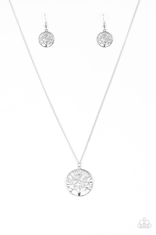 brought✽to✽you✽by✽blingflingbykat✽save-the-trees-silver-necklace✽paparazzi-accessories