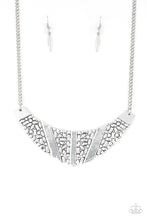 Load image into Gallery viewer, brought✽to✽you✽by✽blingflingbykat✽terra-trailbreaker-silver-necklace✽paparazzi-accessories
